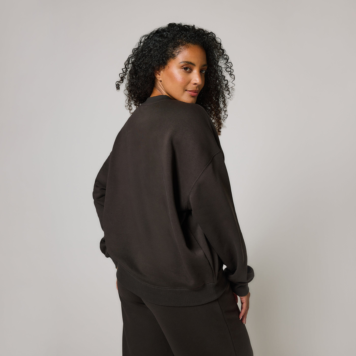 ALL SZN organique Sweat à Capuche Oversize grande taille Style 3 - Black Coffee