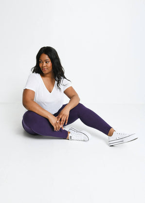 Legging léger taille haute grande taille Everyday - Acai Purple