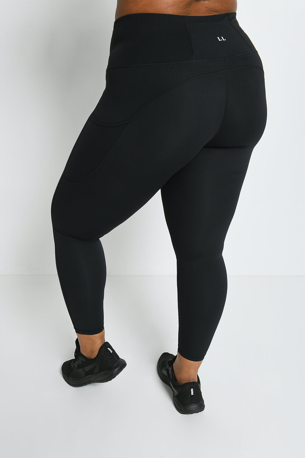 Legging de sport 7/8e grande taille Energise - Midnight Noir