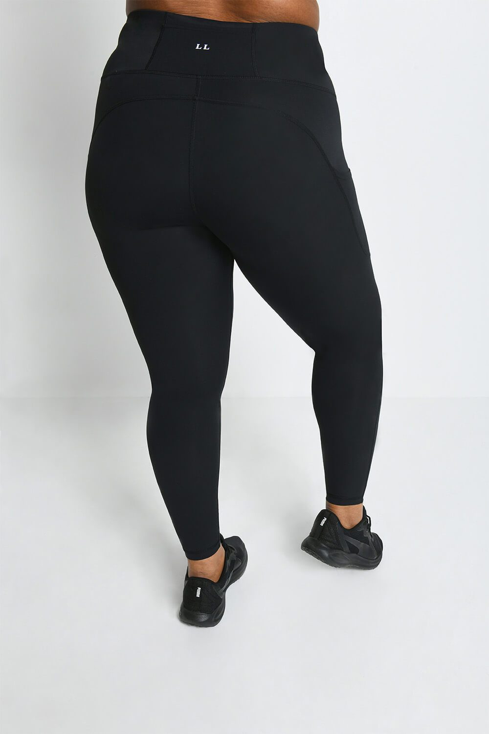 Legging de sport long grande taille Energise - Midnight Noir