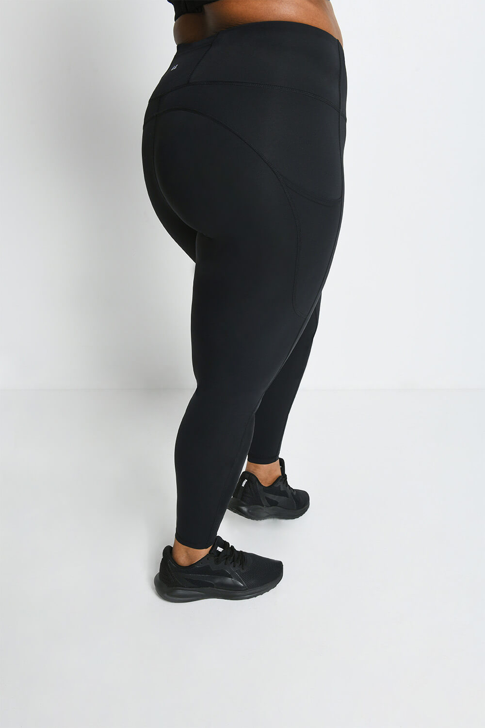 Legging de sport long grande taille Energise - Midnight Noir