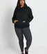 Sweat à capuche grande taille Everyday - Noir