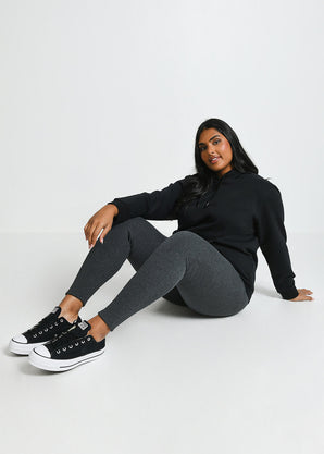 Sweat à capuche grande taille Everyday - Noir