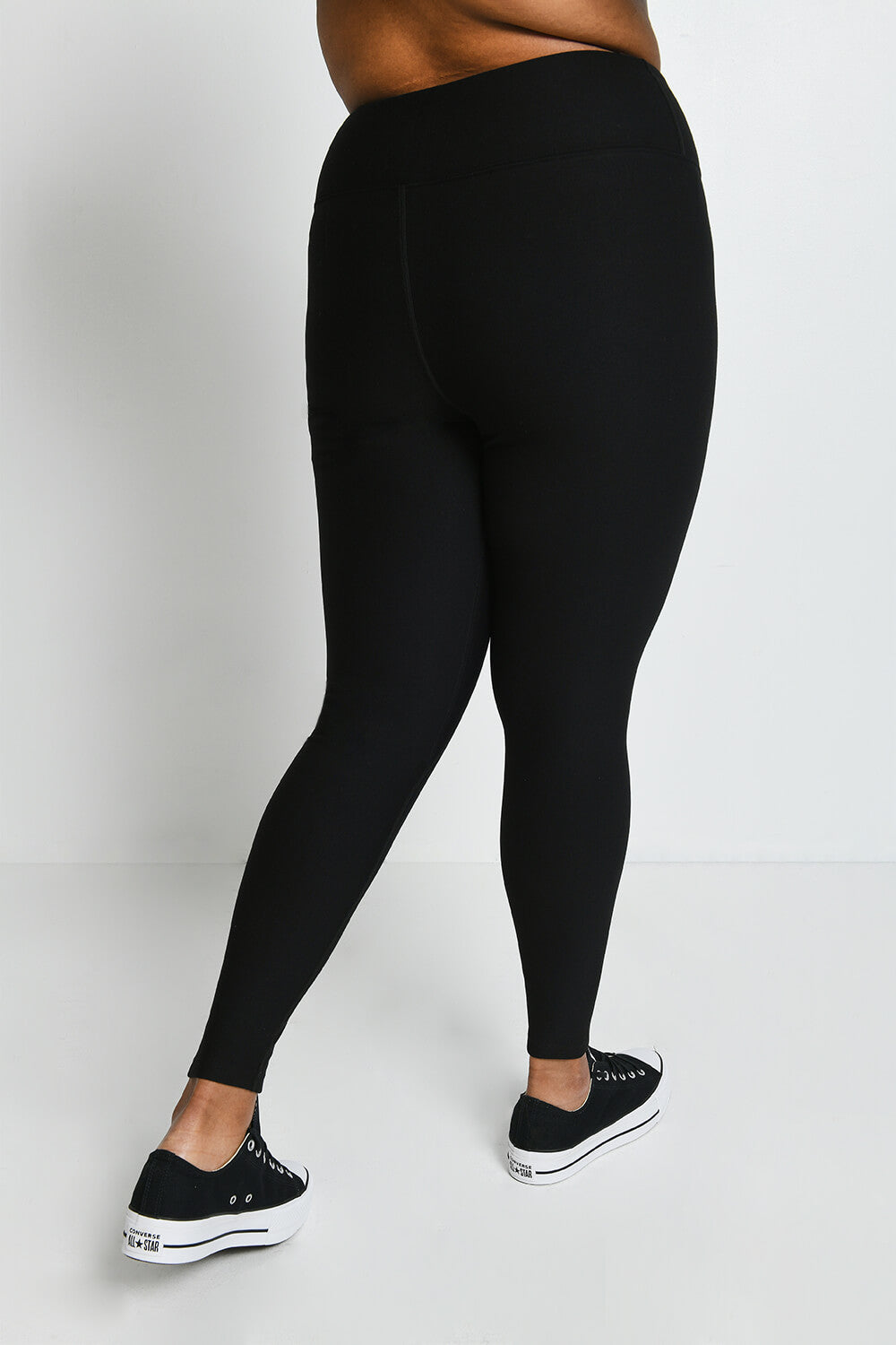 Legging taille haute grande taille Winter Everyday - Noir