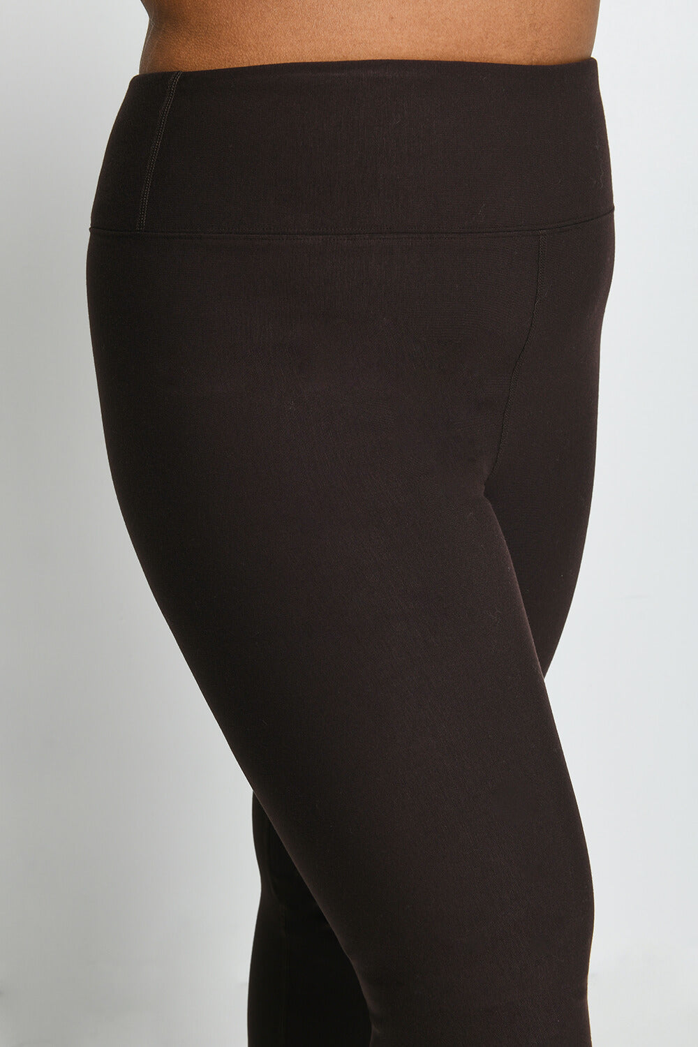 Legging taille haute grande taille Winter Everyday - Espresso Marron