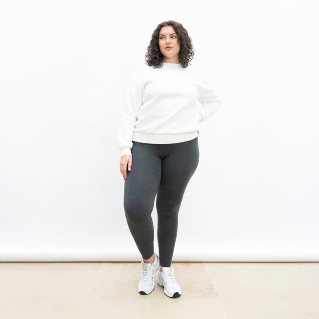 Legging taille haute grande taille Everyday - Dark Gris Marl