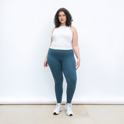 Legging taille haute grande taille Everyday - Bleu Cobalt