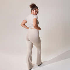 Legging Évasé Ultime Quotidien - Beige Avoine