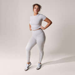 Legging Essentiel Ultime - Gris chiné clair