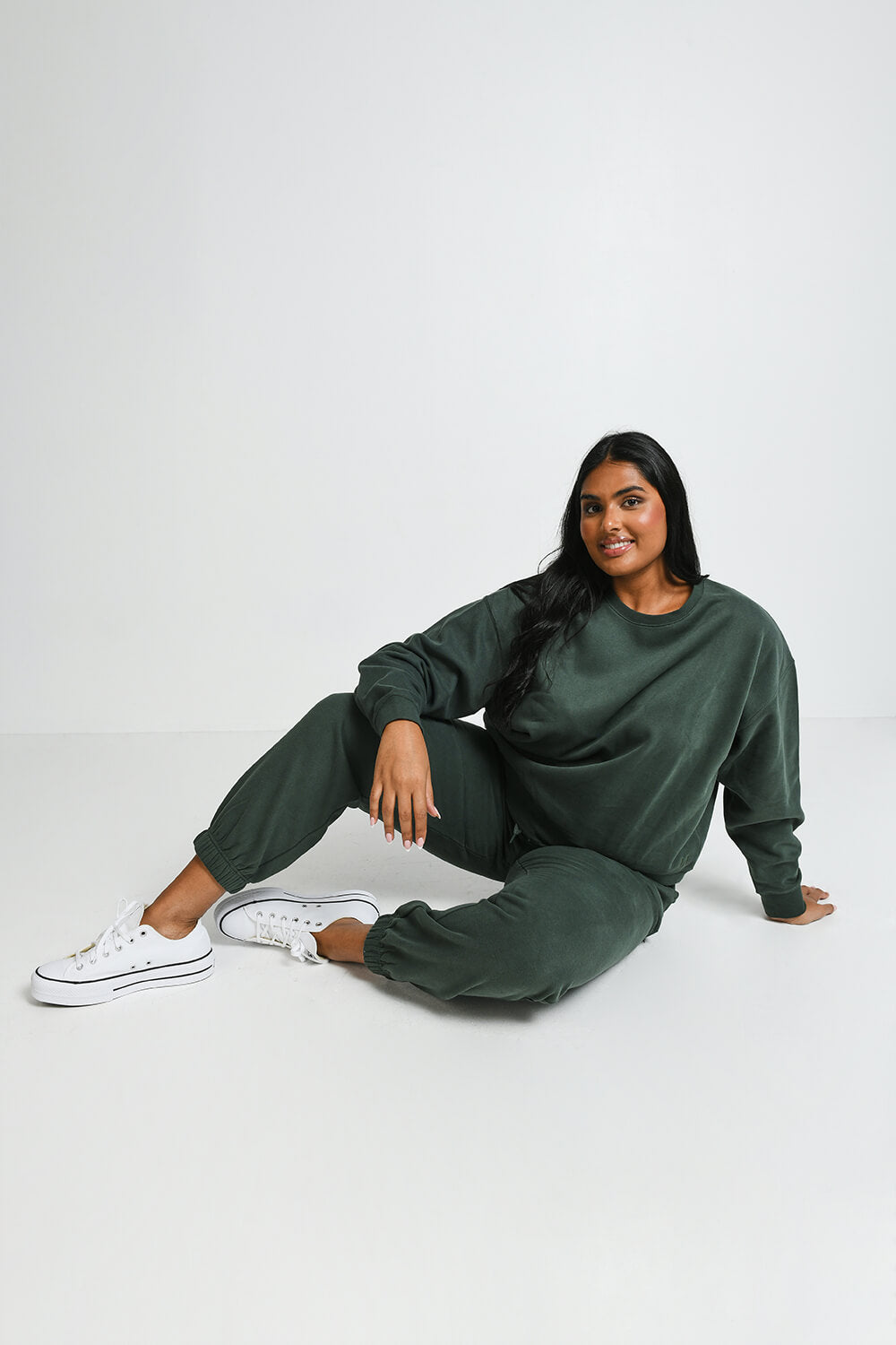 Sweat confort grande taille Everyday - Vert Forêt