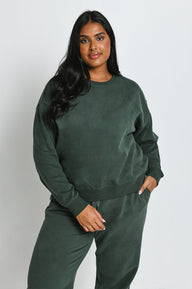 Sweat confort grande taille Everyday - Vert Forêt