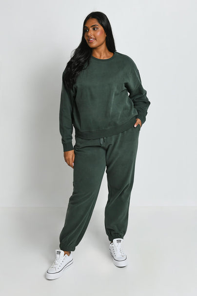 Sweat confort grande taille Everyday - Vert Forêt