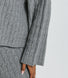 Pantalon de jogging torsadé grande taille - Gris