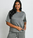 Ensemble lounge évasé tout doux grande taille - Sage Green
