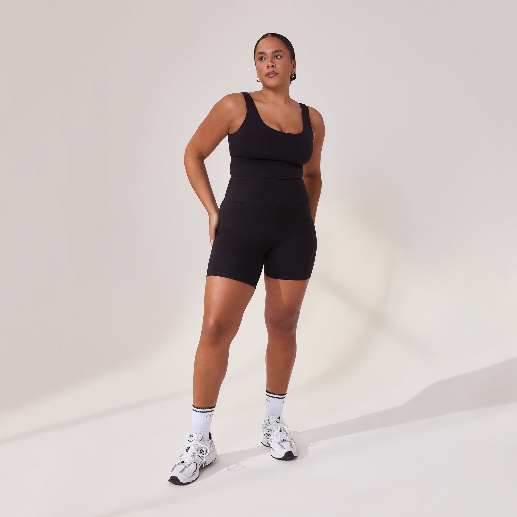 Curve Lightweight Everyday 6 Inch Cycling Shorts - Black