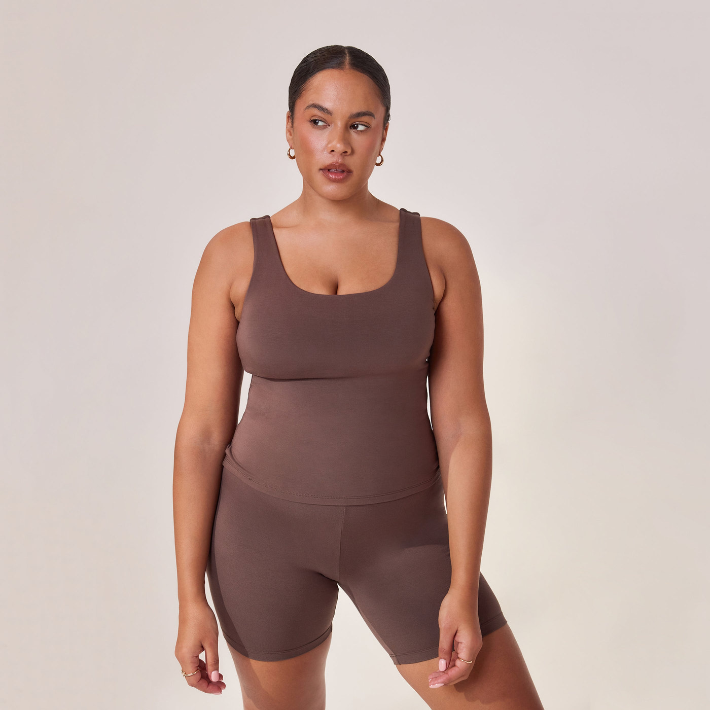 Curve Lightweight Everyday 6 Inch Cycling Shorts - Espresso Brown
