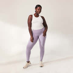 Legging léger taille haute de tous les jours - Mauve