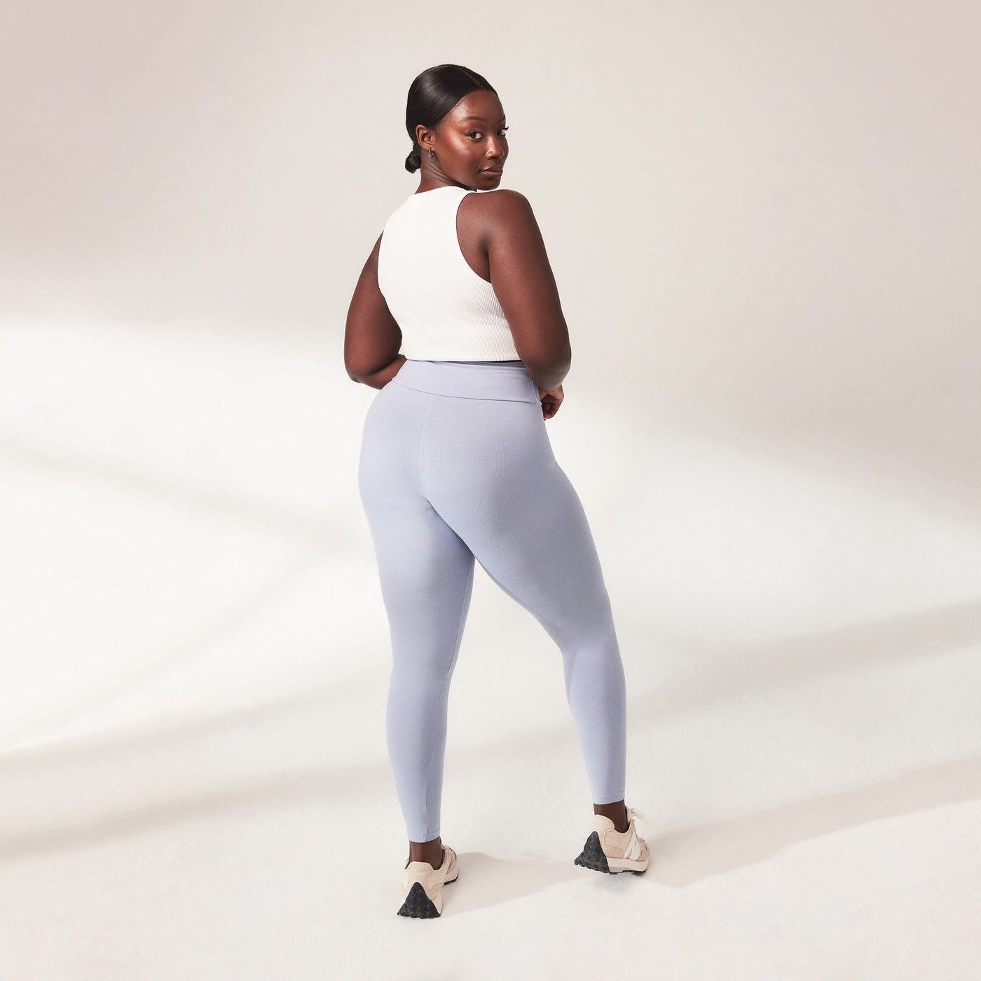 Legging léger taille haute Everyday - Powder Bleu