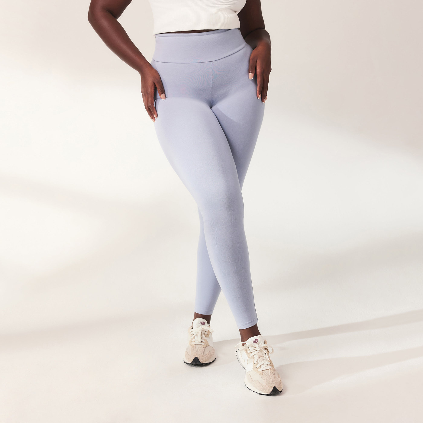 Legging léger taille haute Everyday - Powder Bleu