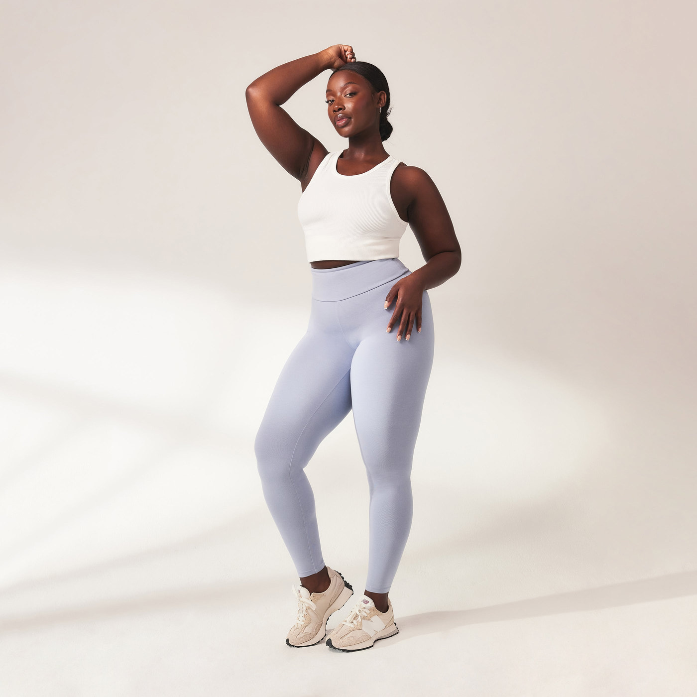 Legging léger taille haute Everyday - Powder Bleu
