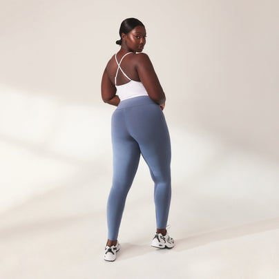 Legging léger taille haute grande taille Everyday - Steel Bleu