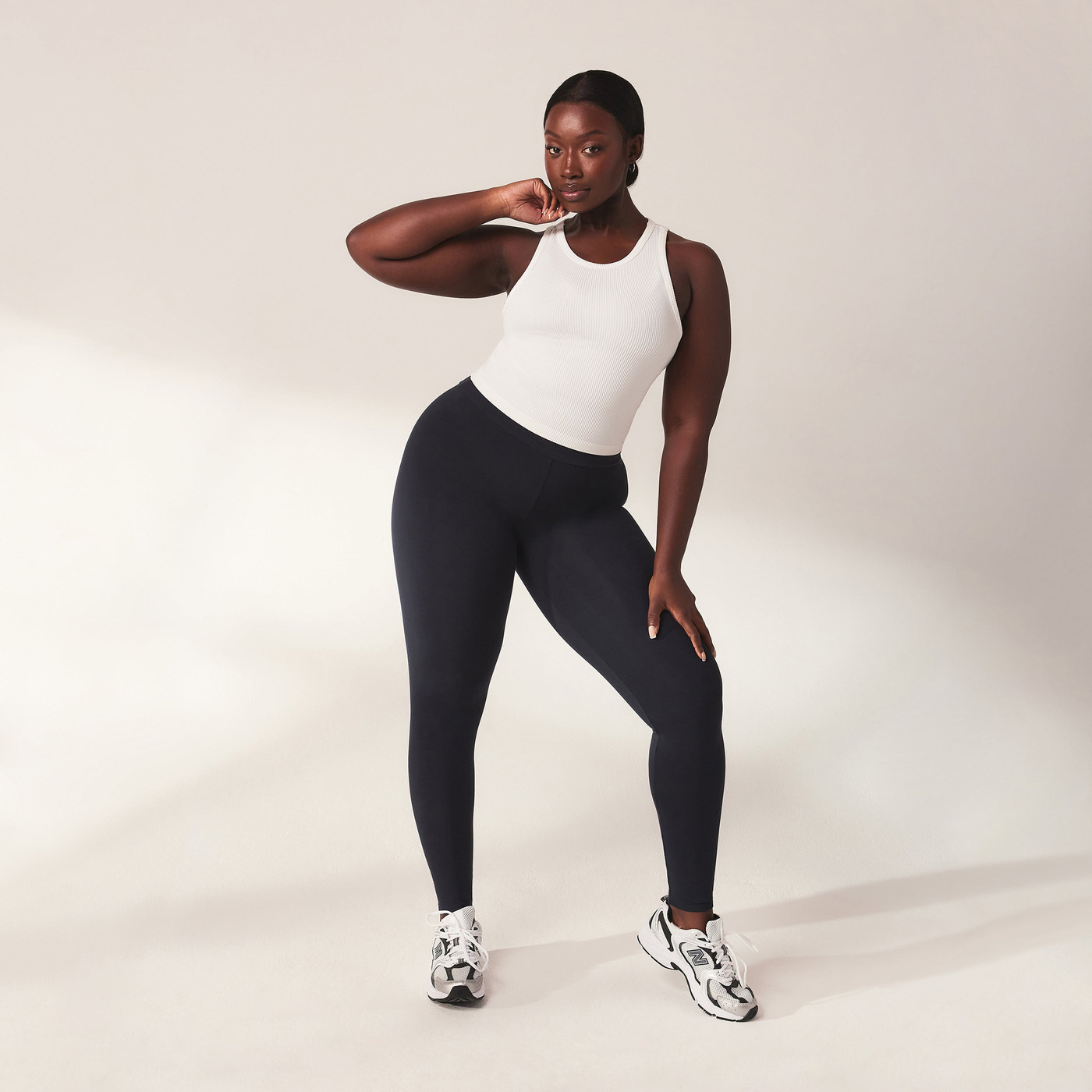 Legging léger taille haute grande taille Everyday - Vintage Marine