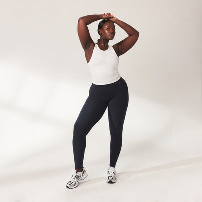 Legging léger taille haute grande taille Everyday - Vintage Marine