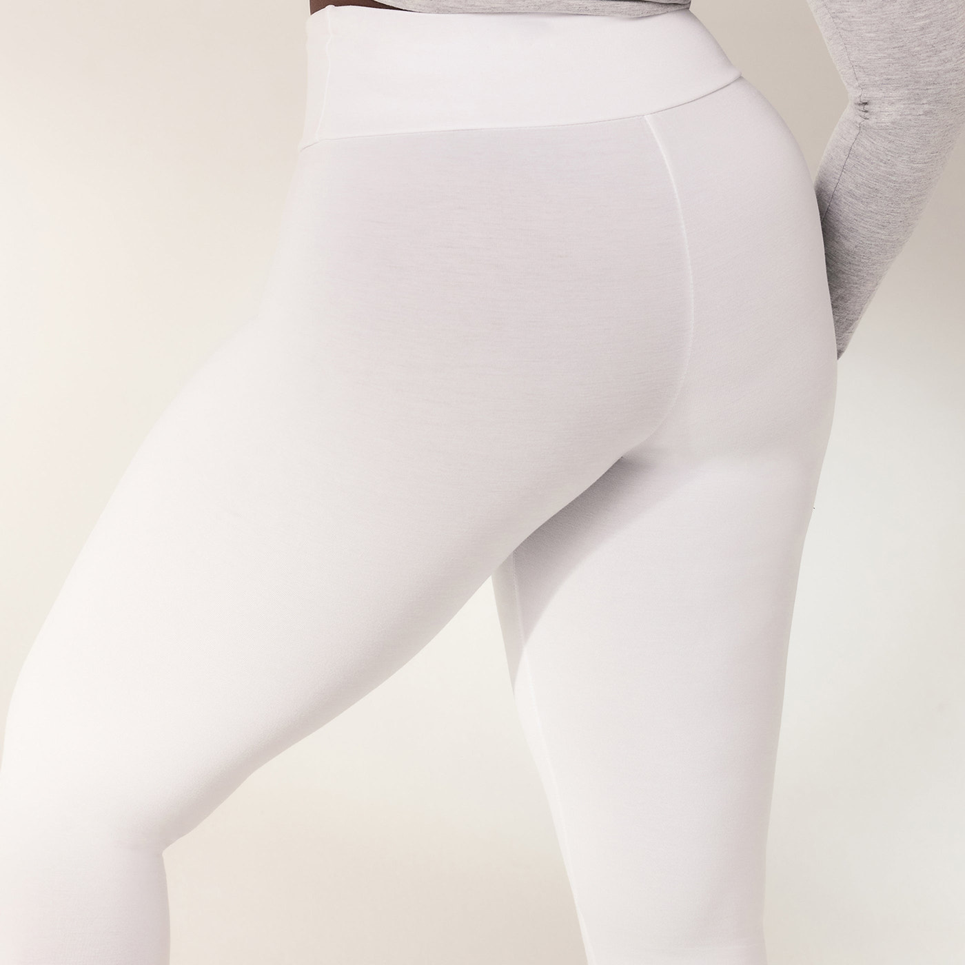 Legging léger taille haute grande taille Everyday - Blanc