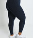 Everyday High Waisted Leggings Curvy - Navy Animal Print