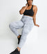 Legging 7/8e taille haute grande taille Revitalise - Sky Grey Tie Dye