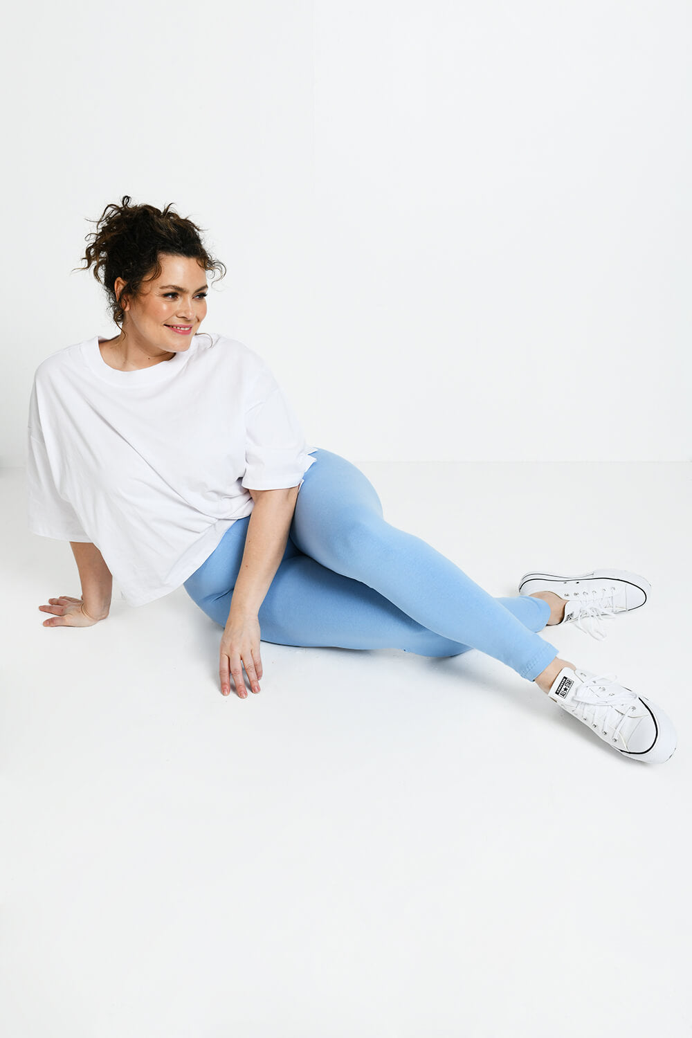 Legging grande taille Everyday - Powder Bleu
