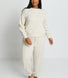Pantalon de jogging Lounge-Luxe grande taille - Vanilla Marl