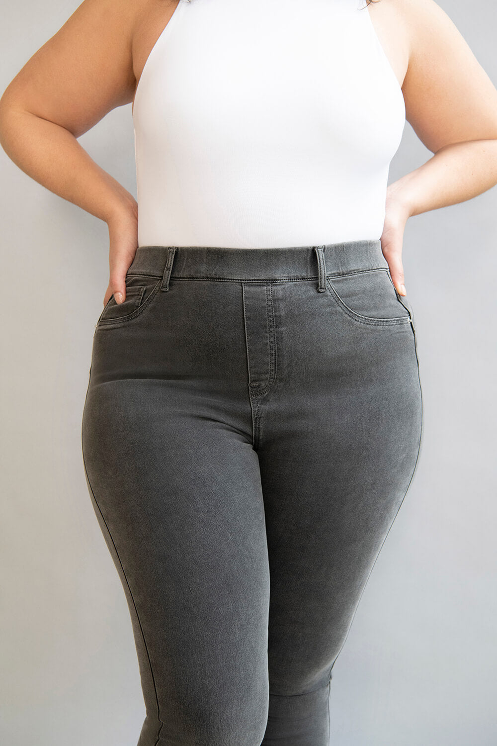 Jegging grande taille Ultimate - Gris