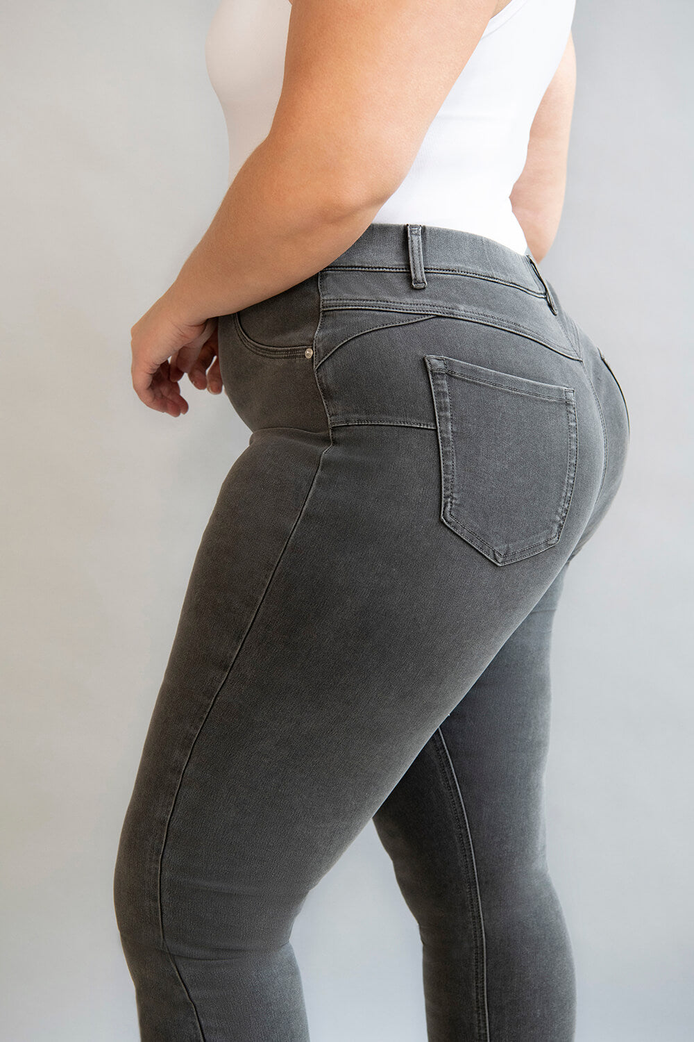Jegging grande taille Ultimate - Gris
