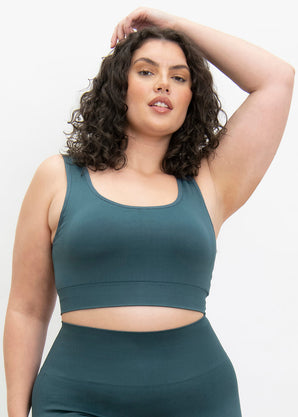 Brassière sans couture Ultimate - Teal Bleu