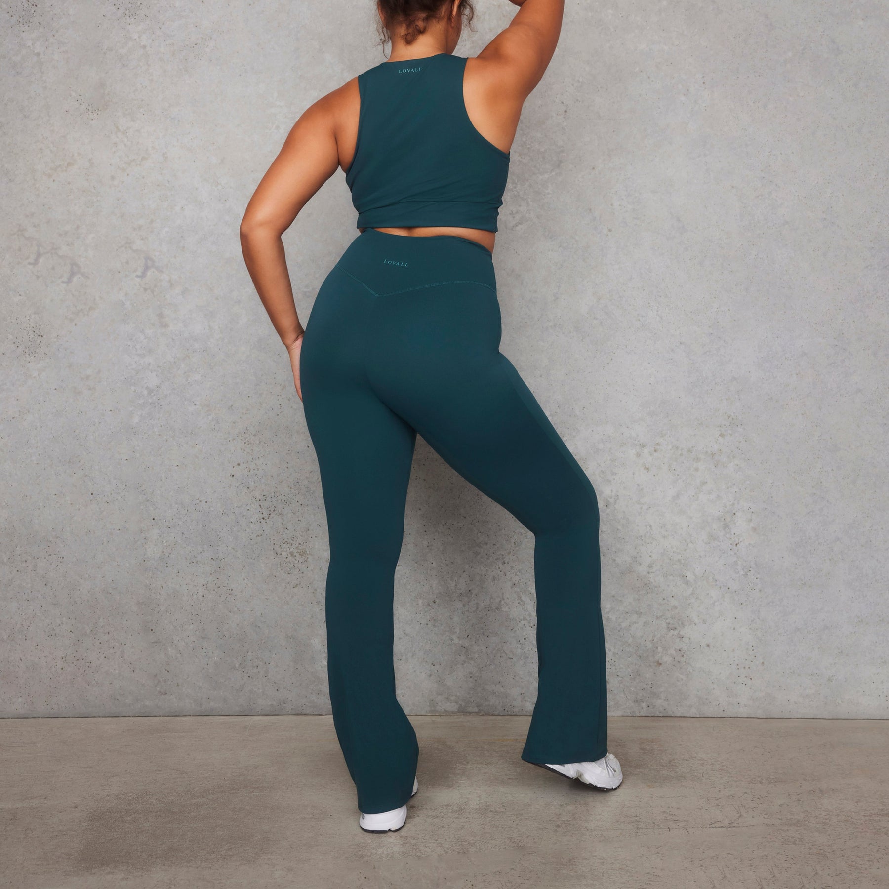 Legging flare grande taille Empower - Deep Forest