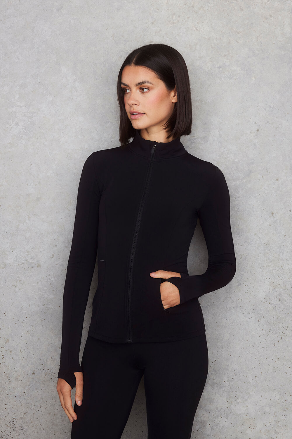 Veste grande taille Empower - Noir