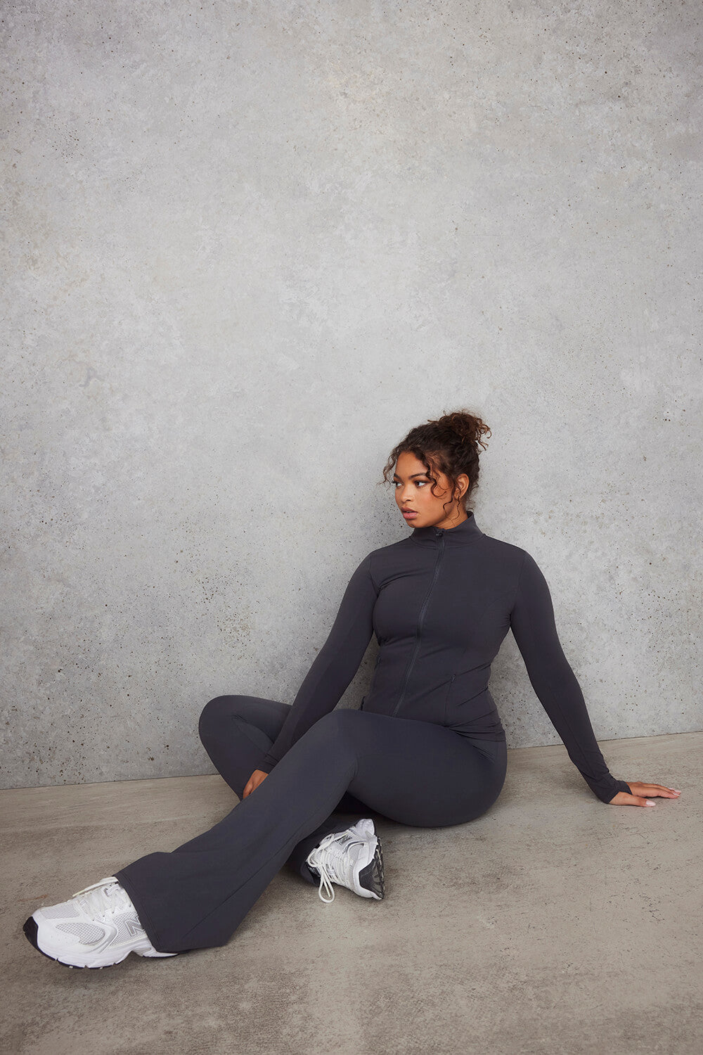 Legging flare grande taille Empower - Graphite
