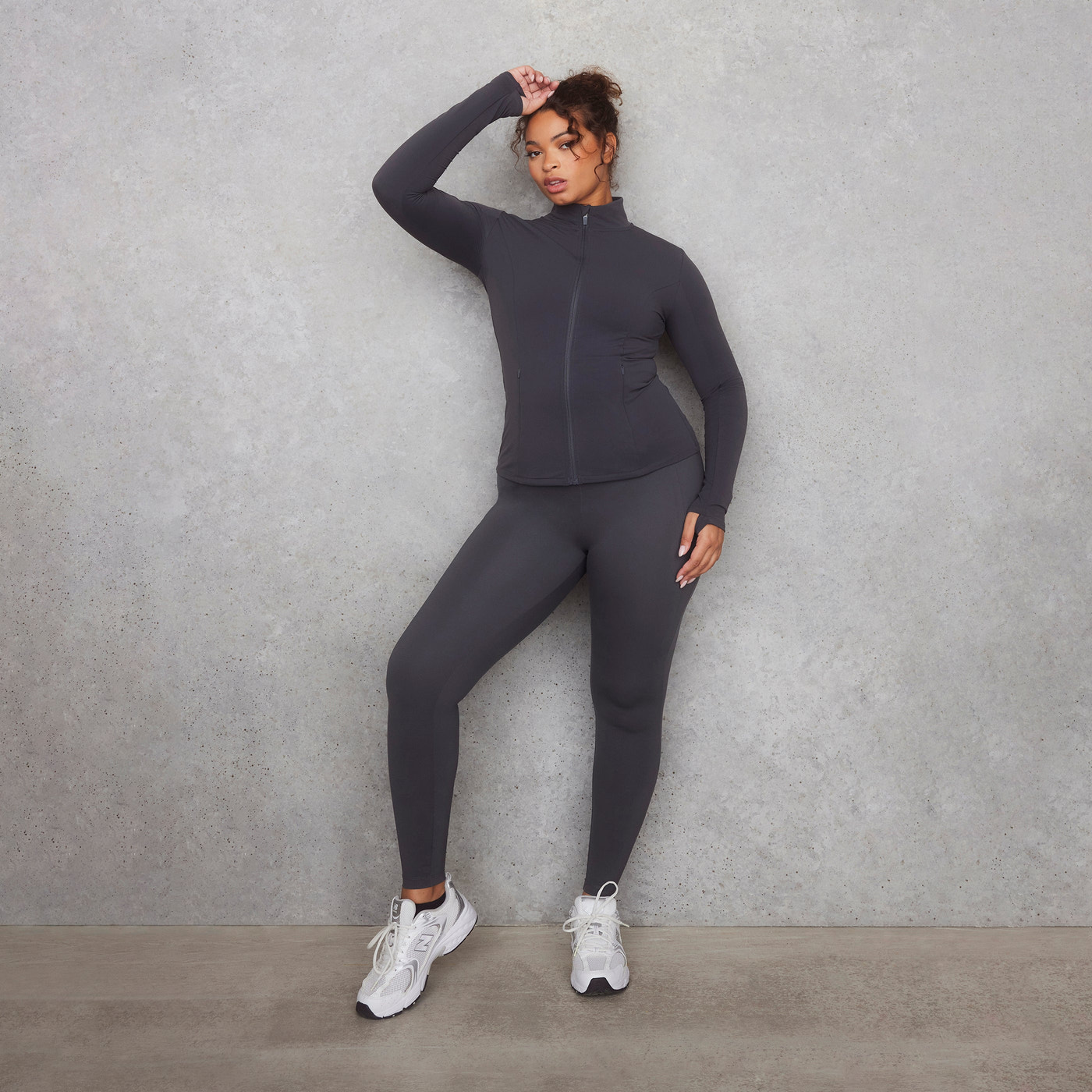 Legging grande taille Empower - Graphite