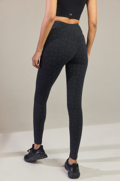 Legging taille haute Everyday - Noir Animal Print