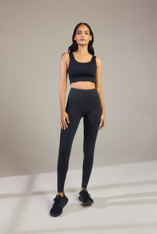 Legging taille haute Everyday - Noir Animal Print