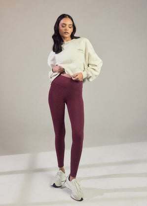 Legging taille haute Everyday - Burgunder Animal Print