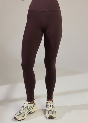 Legging taille haute Everyday - Chocolat