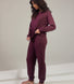 Pantalon de jogging Lounge-Luxe - Dark Cherry