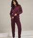 Pantalon de jogging Lounge-Luxe - Dark Cherry