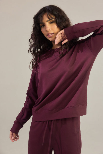 Sweat Lounge-Luxe - Dark Cherry