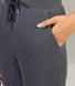 Pantalon côtelé évasé - Gris