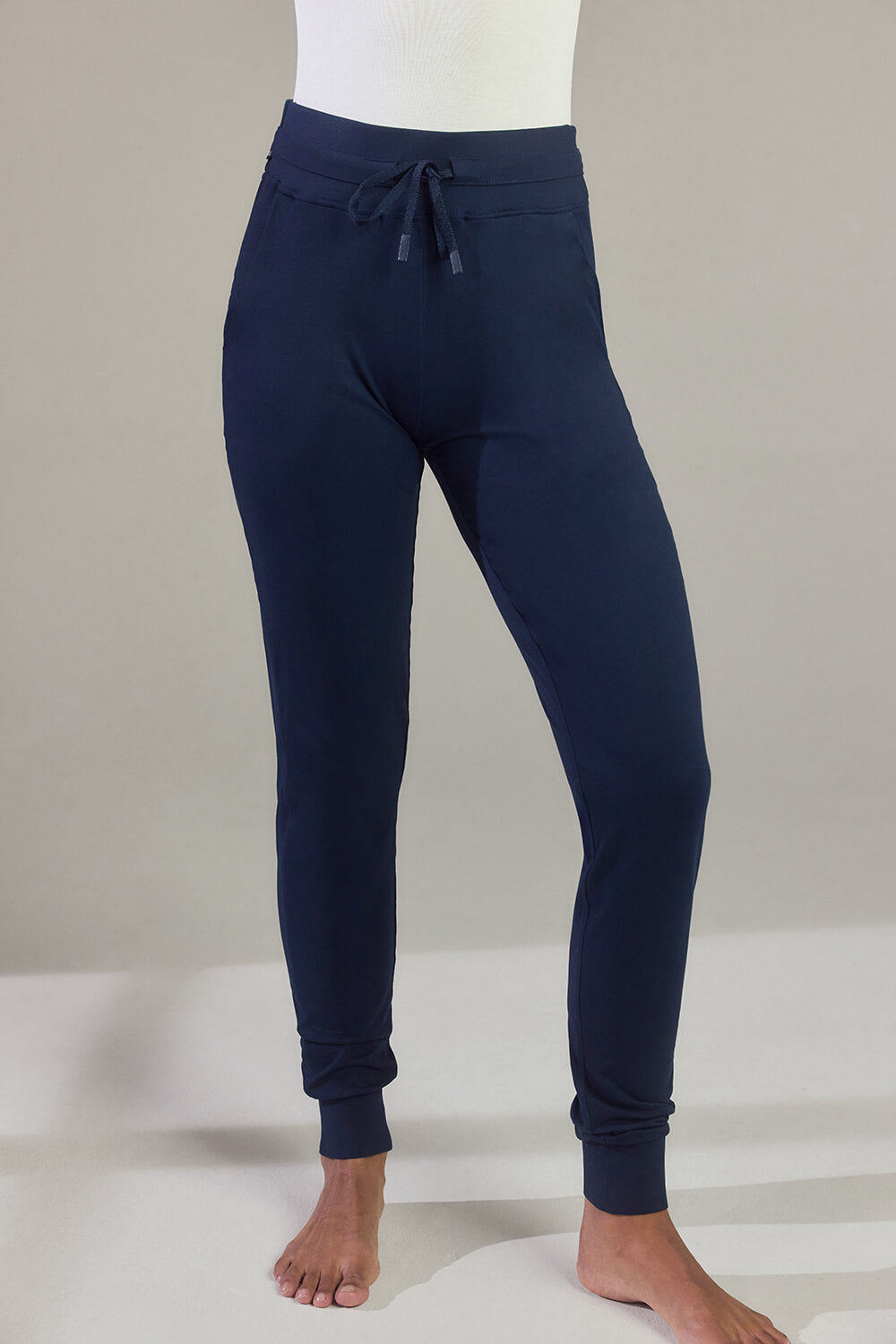 Pantalon de jogging taille haute Recharge - Bleu Marine