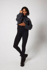 Legging doublé polaire épais - Noir