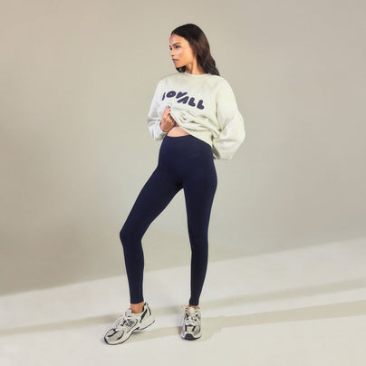 Legging taille haute grande taille Everyday - Bleu Marine